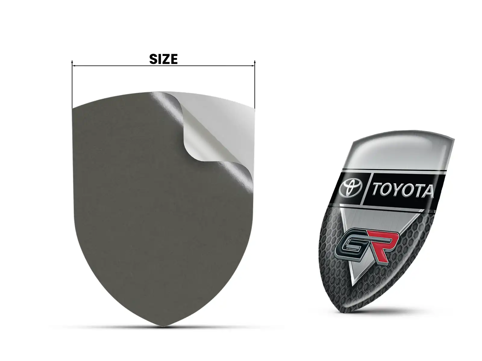 Toyota Personalized Car Emblems Elite Modern Look Robust